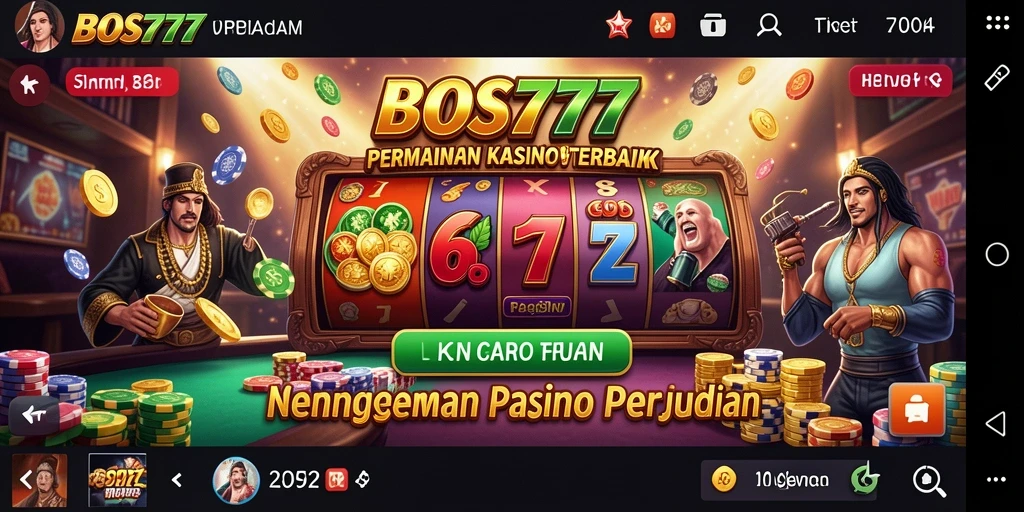 Tampilan gameplay menarik dalam <strong>BOS777</strong> dengan banyak pilihan permainan kasino.