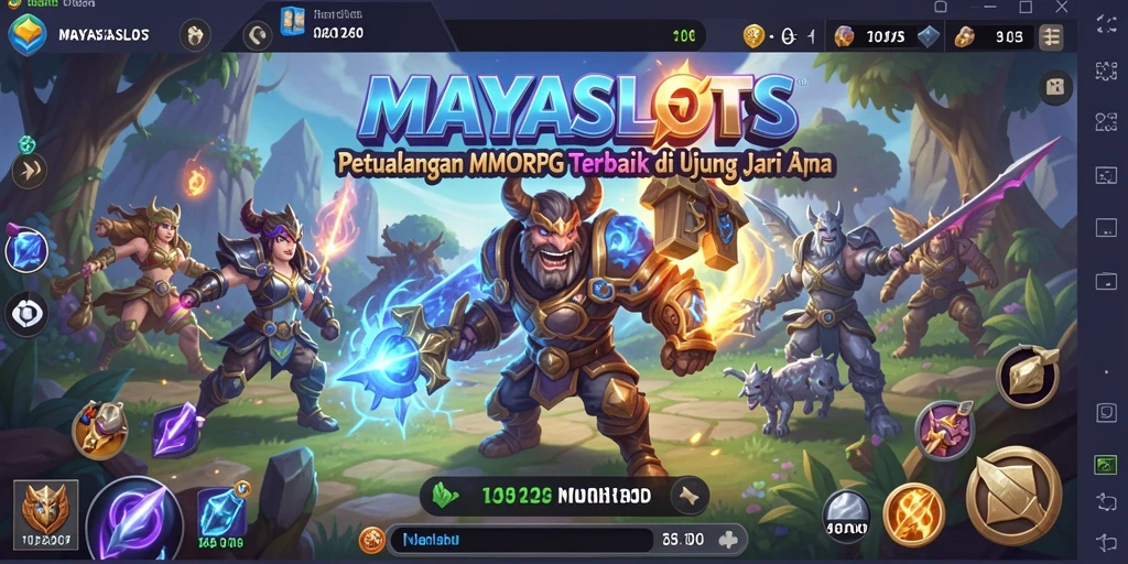 Tampilan menawan dari gameplay MAYASLOTS dengan pertempuran seru.