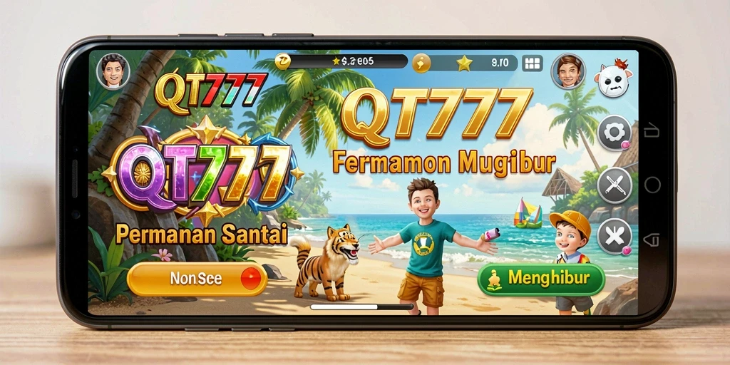 Tampilan gameplay QT777 yang seru dan interaktif.