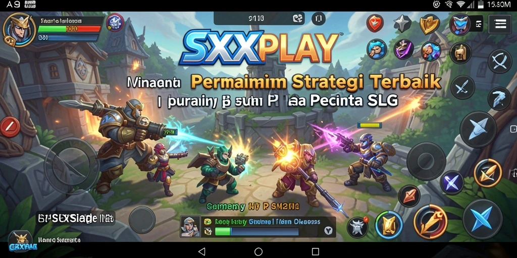 Tampilan gameplay menarik dari SXXPLAY dengan pertarungan strategis.